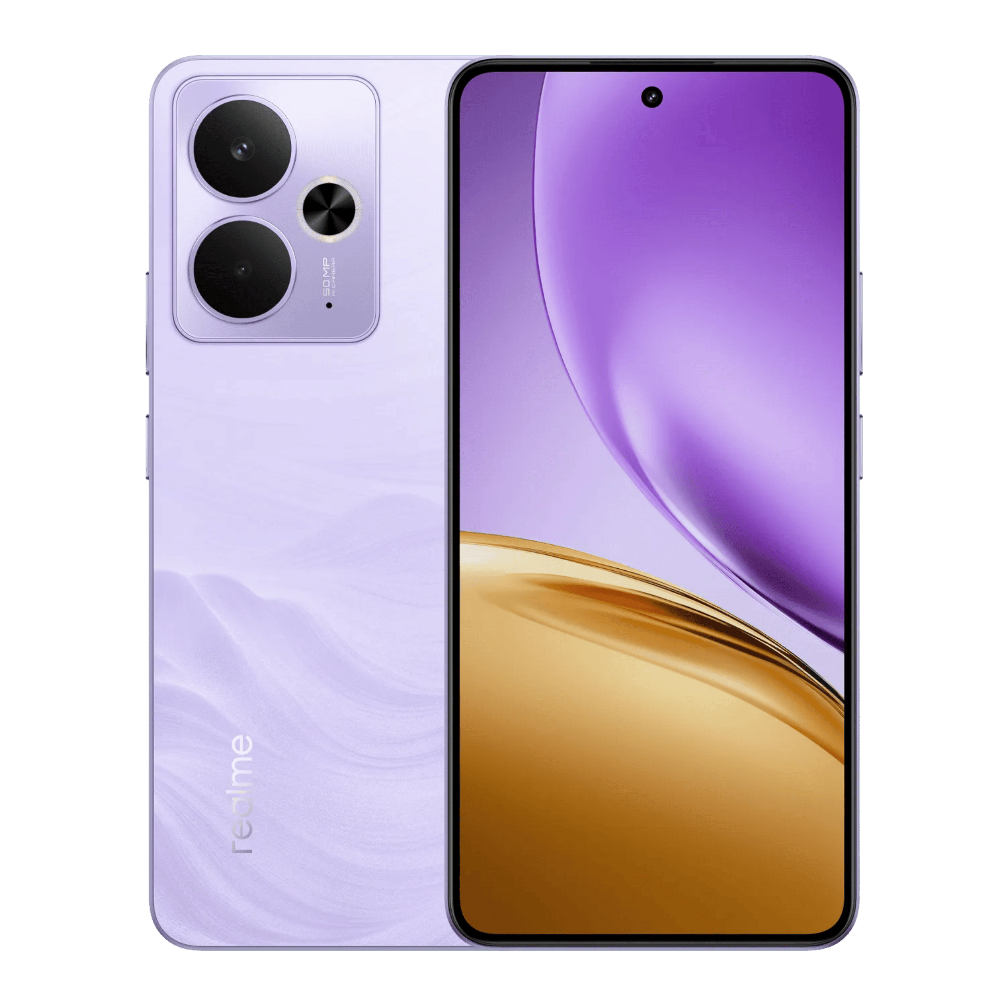 realme-14t-5g-lightning-purple-256gb-8gb-ram-Front-Back-view